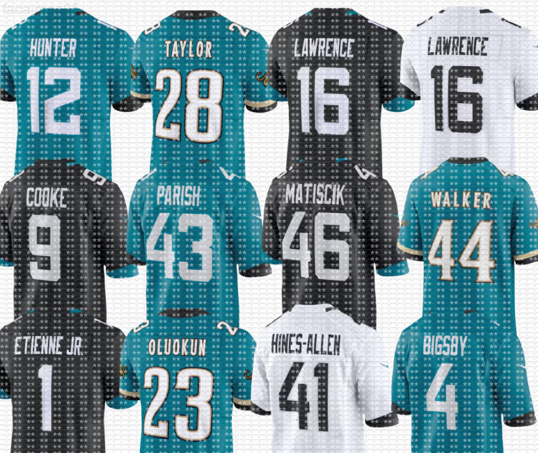 nfl Jaguars Jersey Devin Lloyd Brenton Strange Logan Cooke Ros Matiscik Antonio Johnson Montaric Brown Ventrell Miller Parker Washington Yasir Abdullah Football