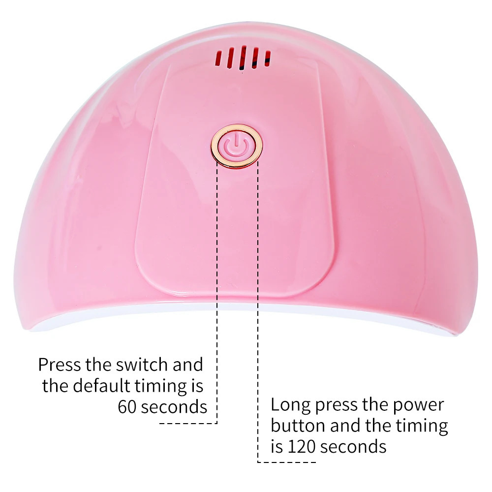 CNHIDS UV Nail Lamp Art Nail Dryer Automatic Sensor Portable LED Gel Nail Dryer Professional Manicure Nail Equipment Tools 251014