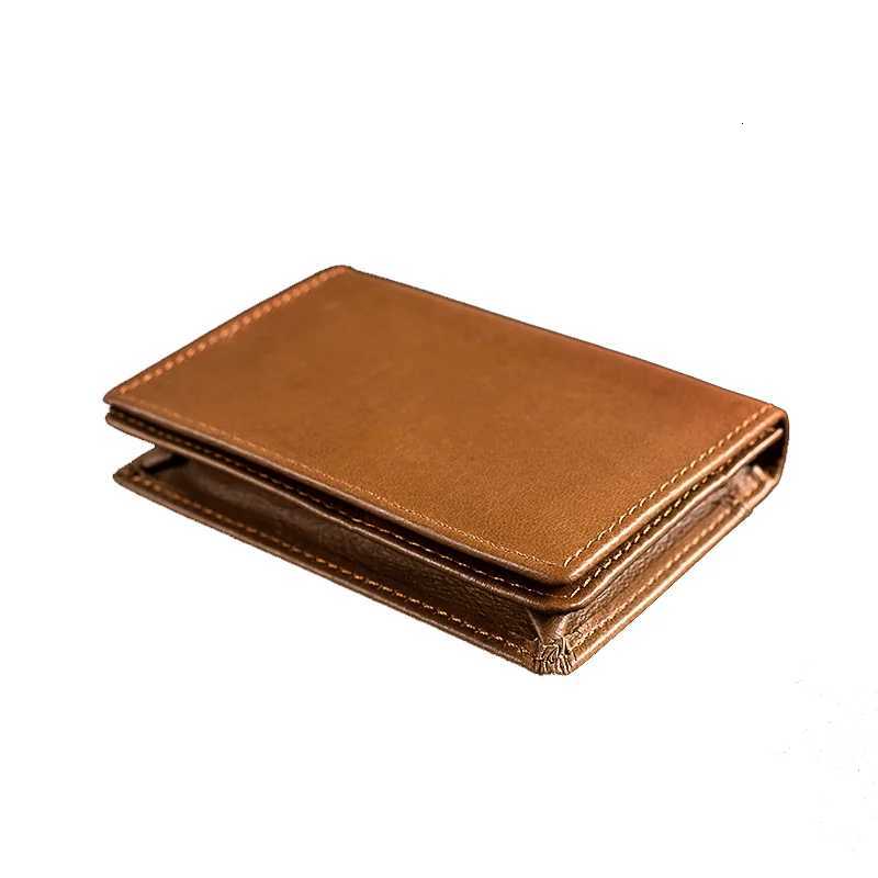 Luxury Genuine Leather Cowhide Card Holder RFID Blocking Purse Men and Women Credit Card Wallet Slim Business ID VIP Cards BagsW251017