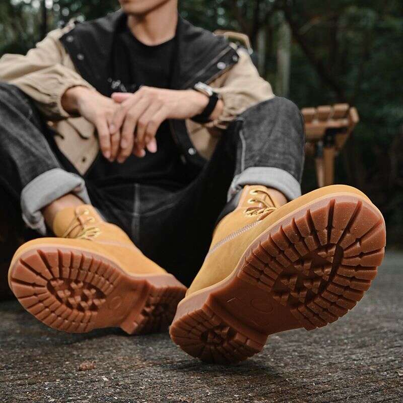 Plus-Size Outdoor Couple British Men's Work Shoes
