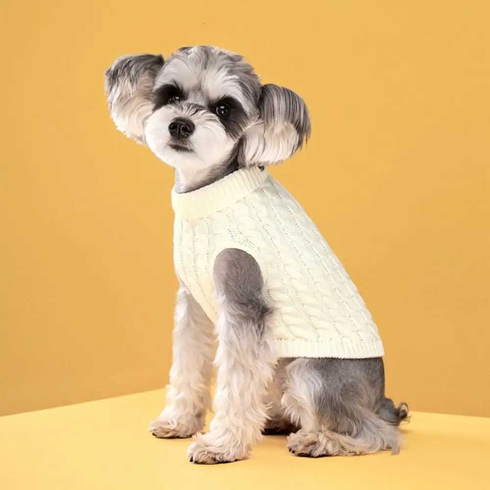 Teddy Jacket Wool Winter Dog Sweaters Soft Comfortable Dog Knitting Sweaters Warm Candy Color Cat Sweater Vest for PuppyKittenW251017