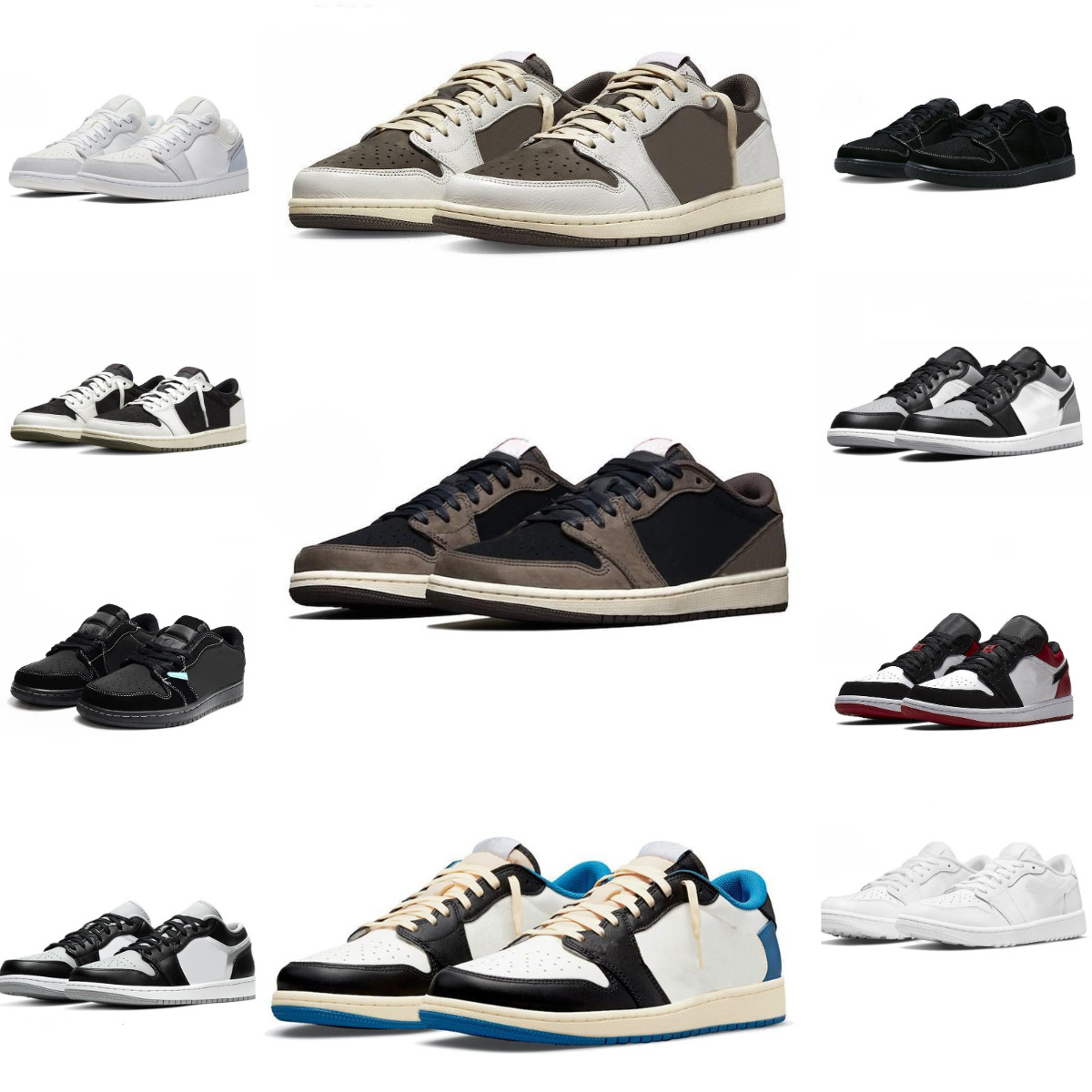 J1 1 TS Low Sports Basketball Shoes Trainer Jump Mans Women 1S Reverse Mocha Jack Dark Canary RetroeS Shoes Medium Olive Neutral White Black Phantoms Outdoor Sneakers