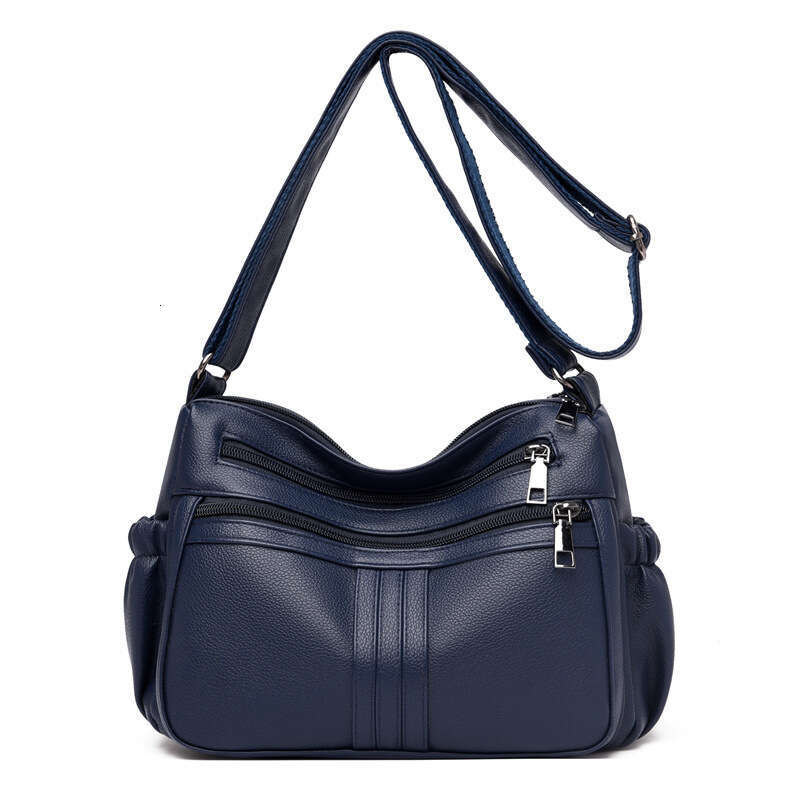 Fashion Mom New Women's PU Soft Leather Texture Crossbody Large Capacity Simple Casual Shoulder Bag,designer bag Luxury Bag bag tote bag