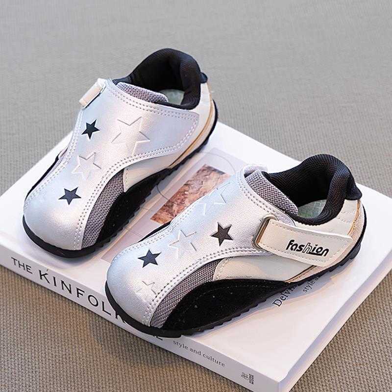 Boys Shoes Sneakers 2025 New Autumn Childrens Soft Sole NonSlip Sports Shoes Boys Big Kids Cool HighEnd Feel W251017