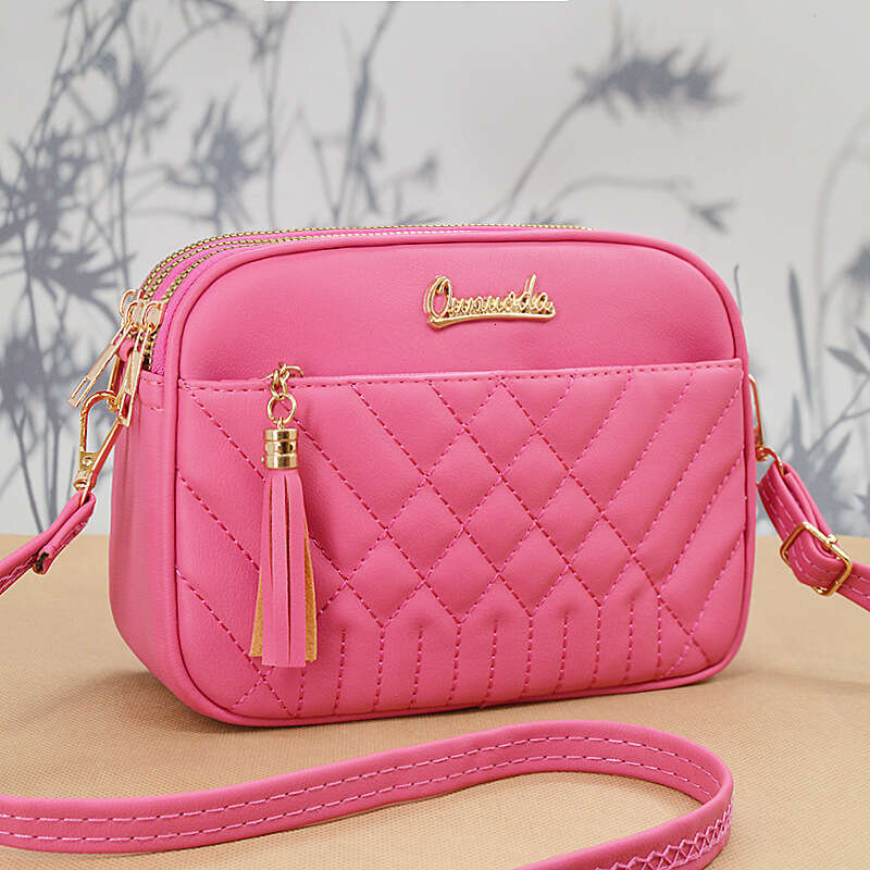 Bags Women's Textured 2025 Summer New Fashion Versatile Small Square Niche Ladies Shoulder Crossbody Bag,designer bag Luxury Bag bag tote bag