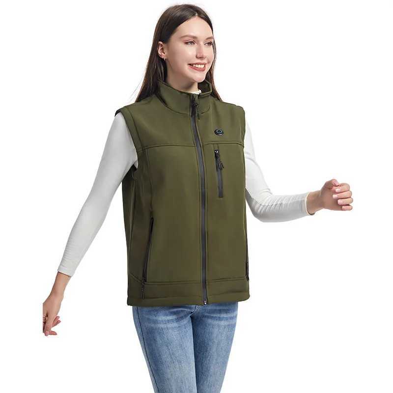 9 Areas Heated Vest Black heat vest Men Women Jacket battery powered motorcycle hunting heated vest outdoors H251017