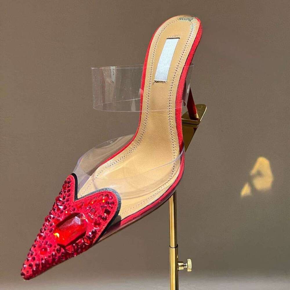 Elegant Womens stiletto Casual Designers Sandals Slingbacks heels mule Patent leather Pointed Toes shoes Business Party Evening Luxury high heels factory ec