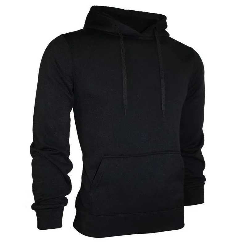 Mens HoodiesSpring Autumn Casual Hoodie Sweatshirts Solid Color Hoodies Oversize Black Sweatshirt For Male Z251017