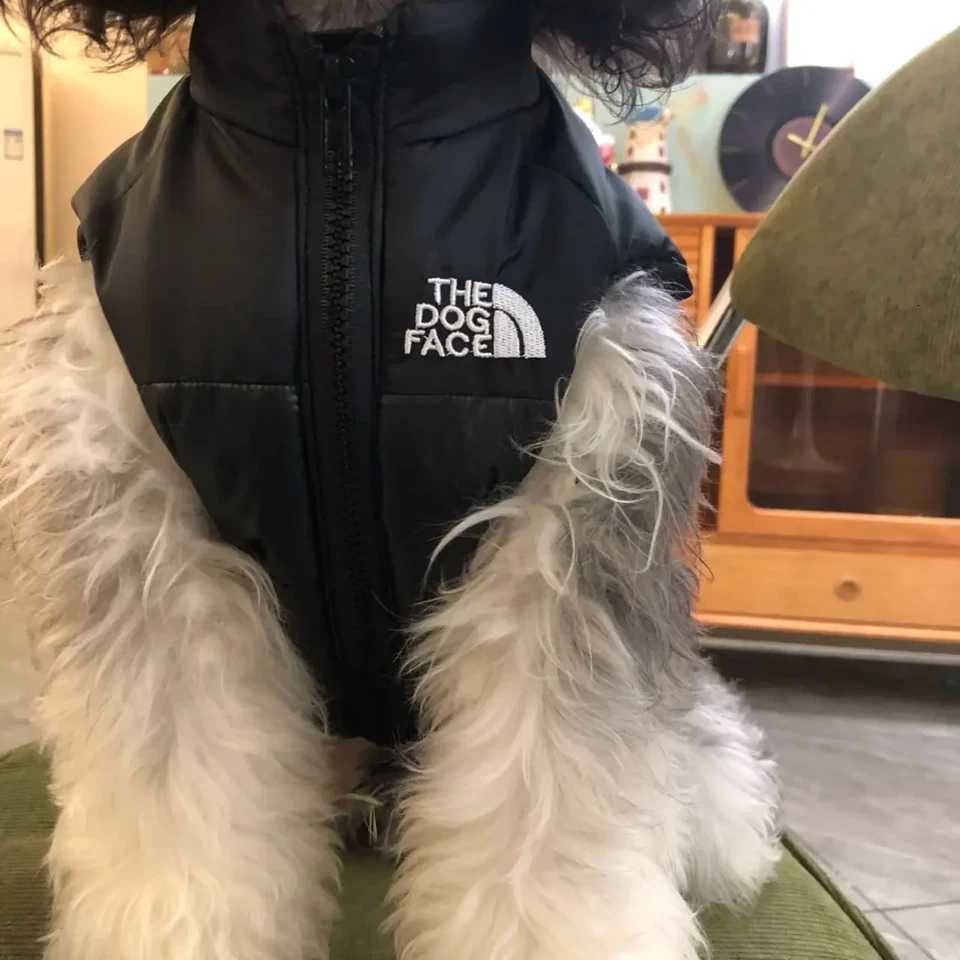 Autumn Winter Pet Dog Clothes Dog Face Down Dog Jacket Small and Mediumsized Dog Clothes French Bulldog Dog Vest Pet SuppliesW251017