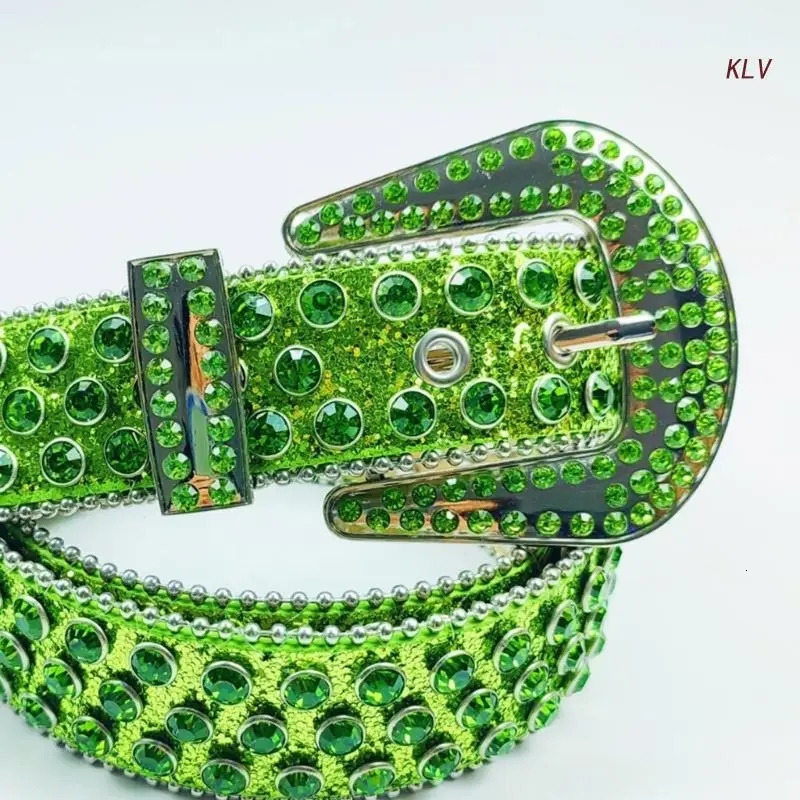 Summer Waist Belt Shinning Belts for Woman Men ious Full Diamond Studded Waist Strap for Jeans Dress 251010