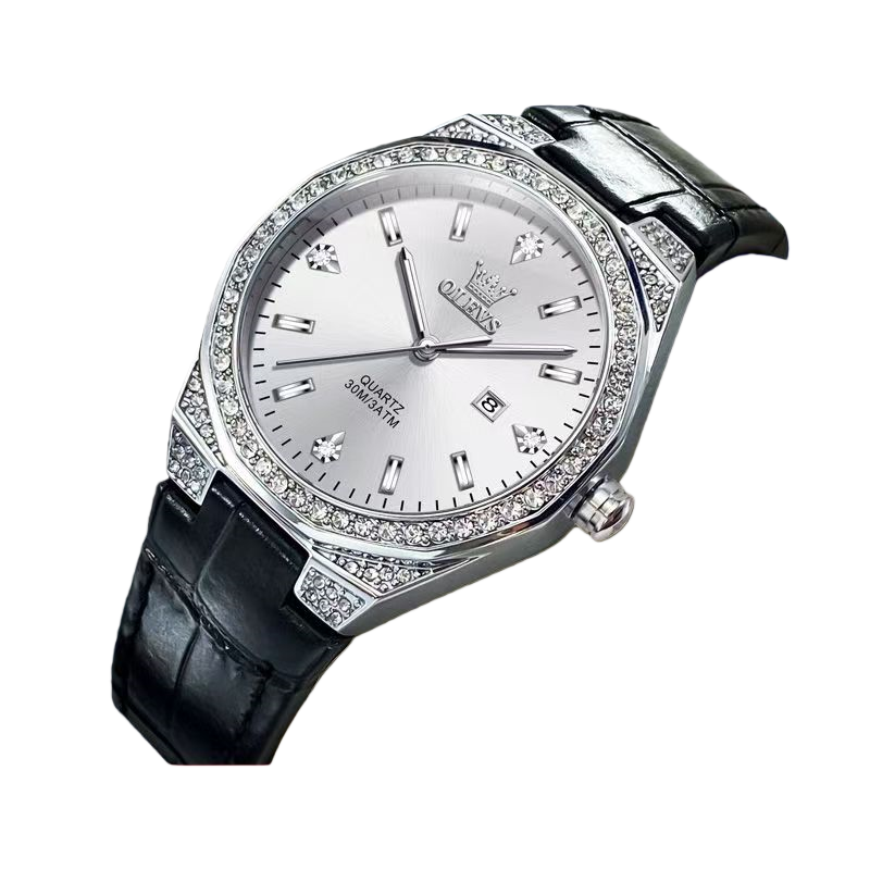 Designer watch ladies watch luminous waterproof leather belt diamond trend fashion temperament quartz