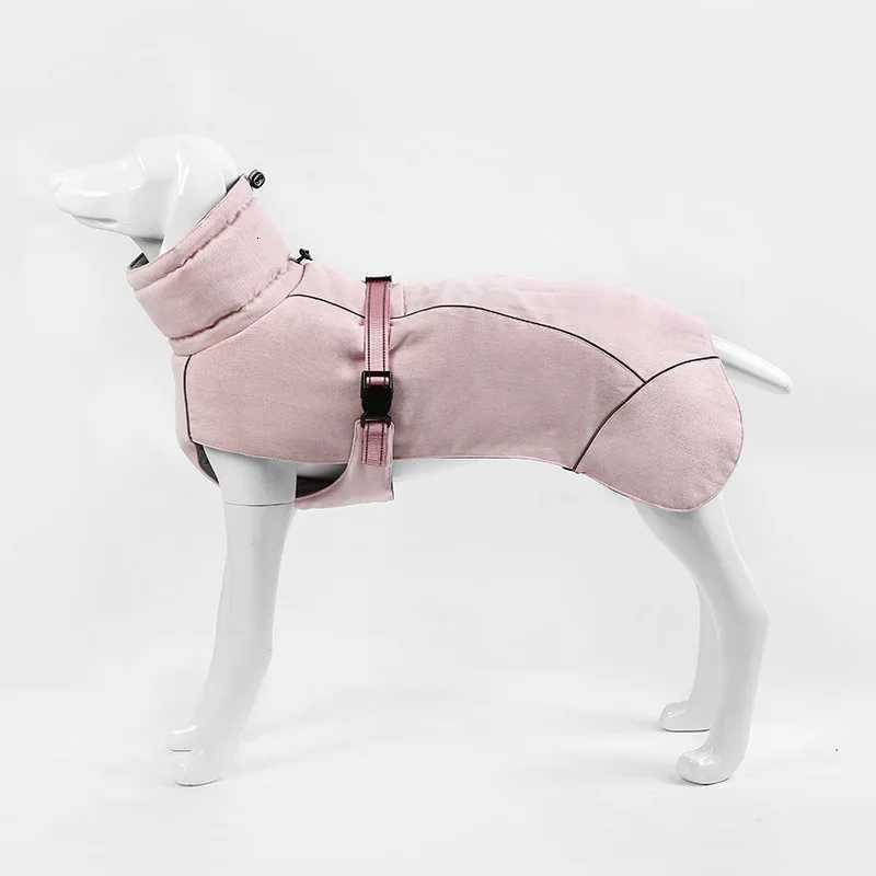 Warm Winter Big Dog Clothes High Quality Pet Jacket Coat for Medium Large Dogs Weimaraner Greyhound Boutique Clothing OutfitsW251017