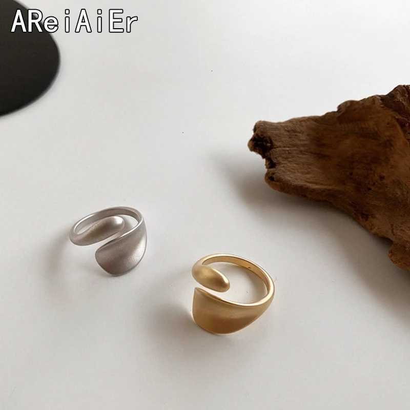 Resizable Size Gold Fingers Ring Opening Unisex Quality Unique Smooth Geometric Ring Wedding Ring Jewelry Z251017