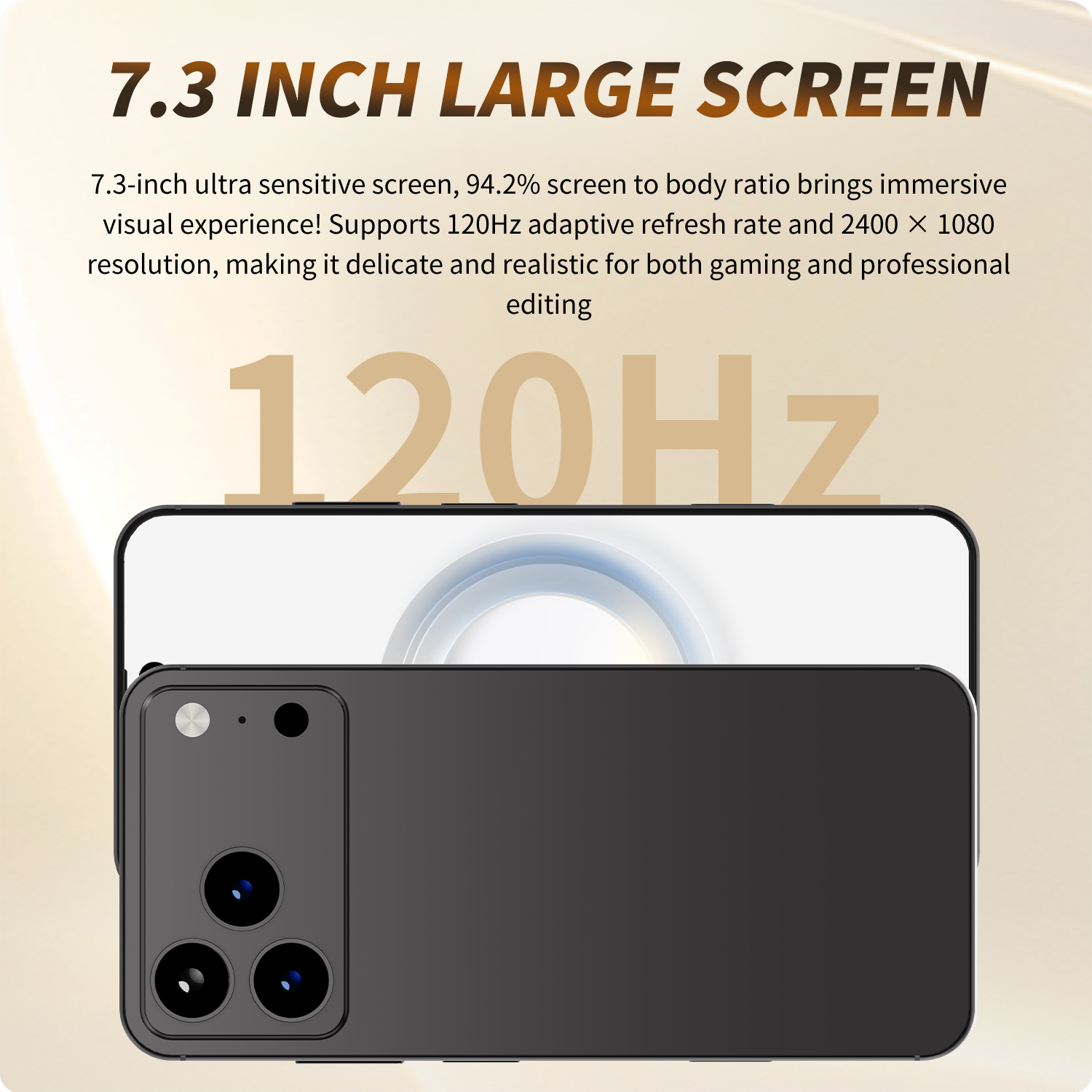 i17ProMax Snapdragon 8 Gen3 10-core 7.3-inch capsule screen (Smart Island) resolution 1440*3200 network 5G 16GB+1TB pixels 50MP+108MP battery 8000mAh 