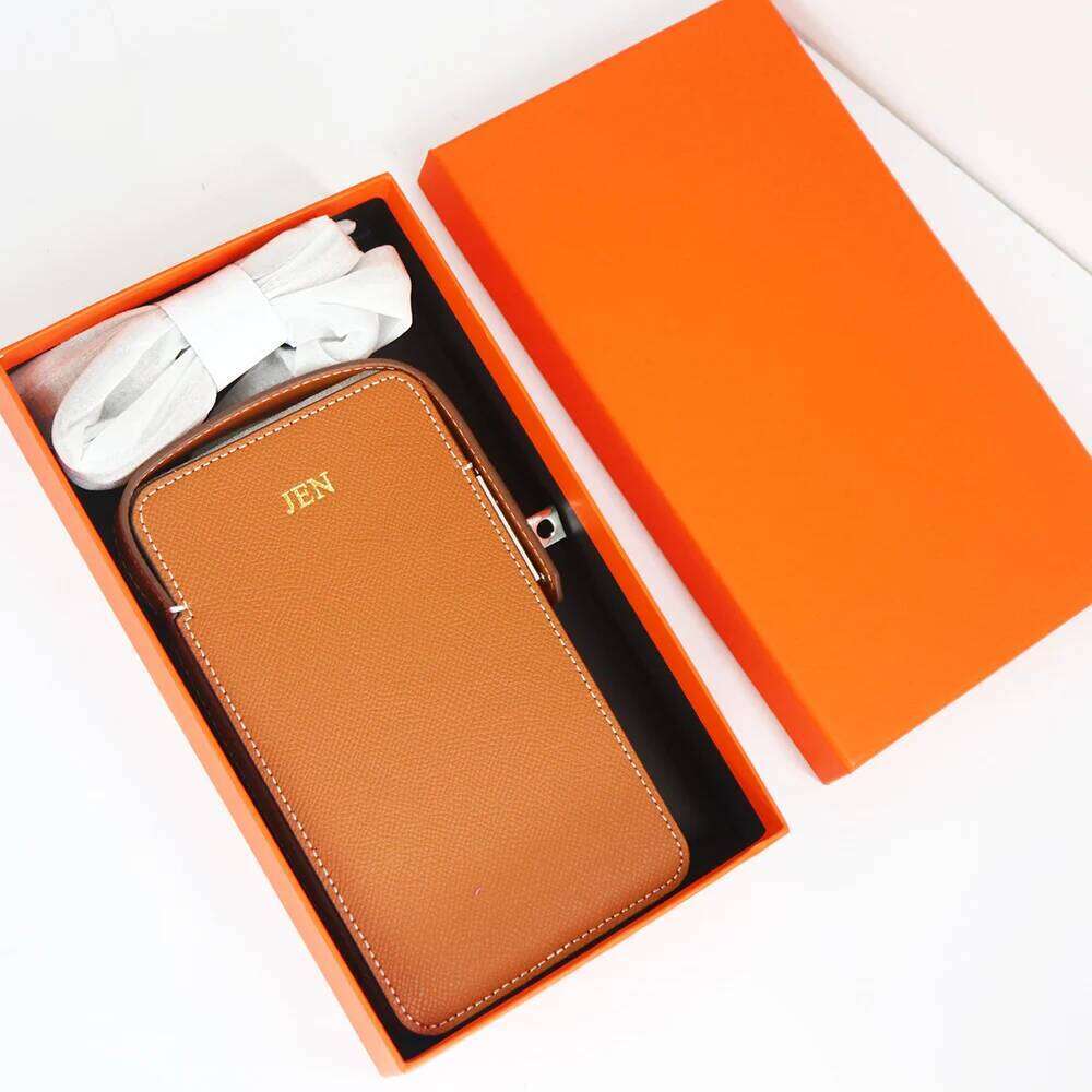 Custom Name Shoulder Original Brand Design Female Travel Phone Handbags Personalize Leters Gift Box Bag