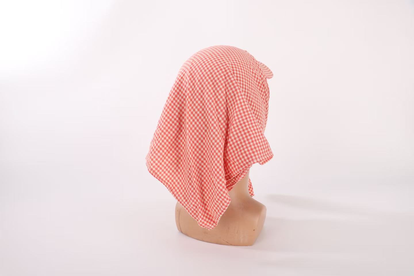Village girl hat with large eaves for sun protection and UV protection