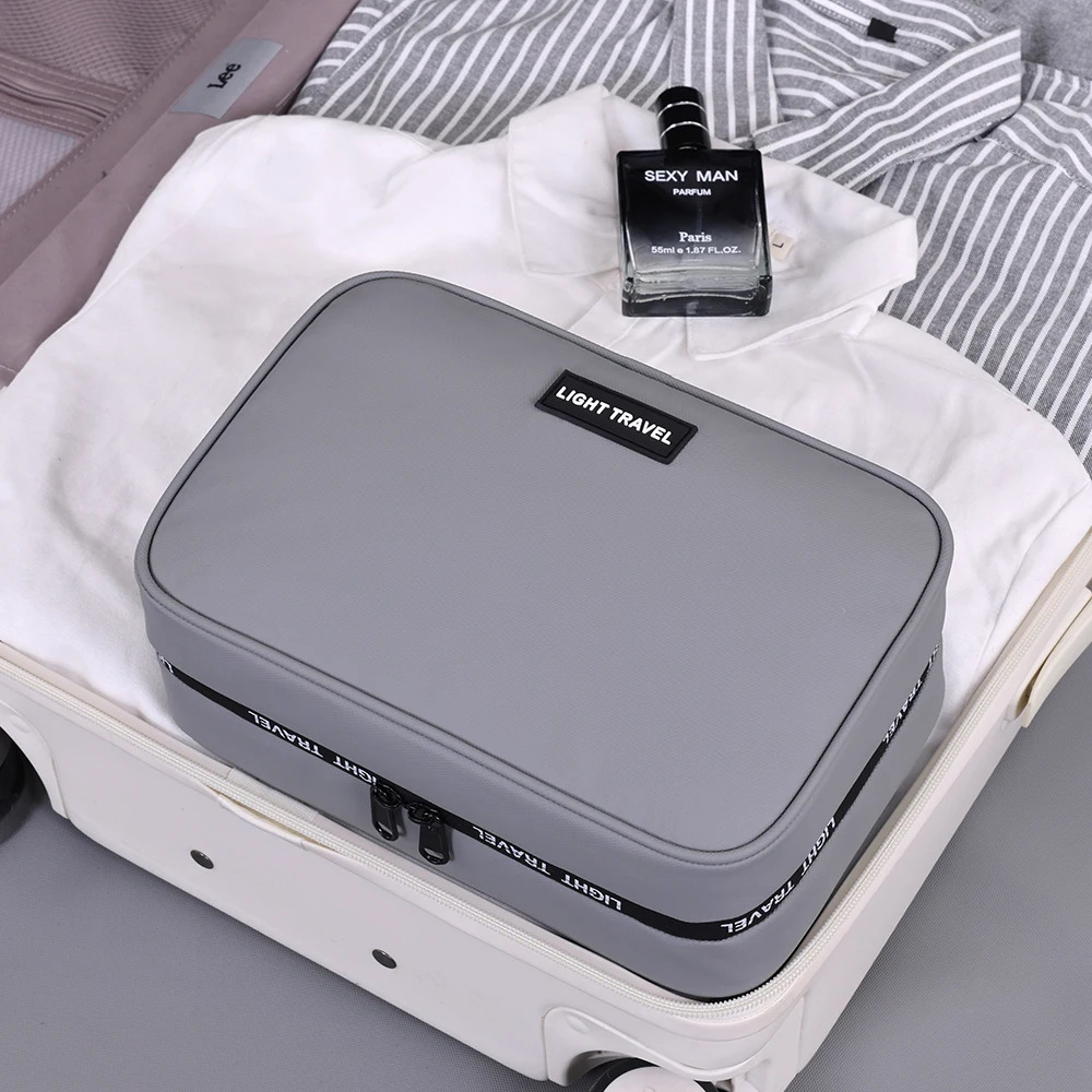 Waterproof Hanging Toiletry Bag Large Capacity Portable Travel Necessaire Case Cosmetic Bag for Men Women Wash Pouch251011