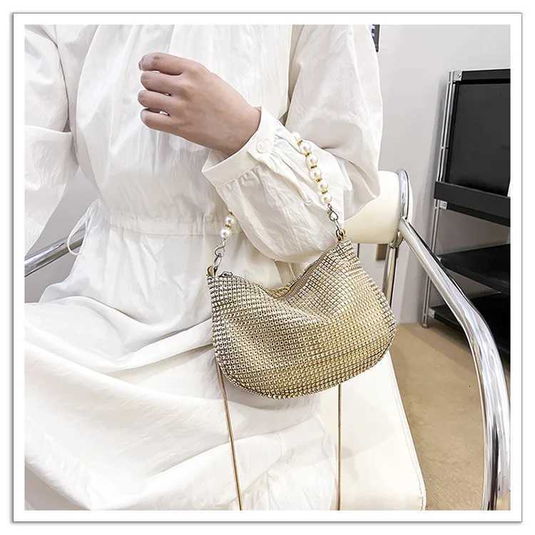Women Luxury Handbags Rhinestone Evening Clutch Bags Wedding Banquet Purse Prom Female Elegant Party Shoulder Bags Z251017