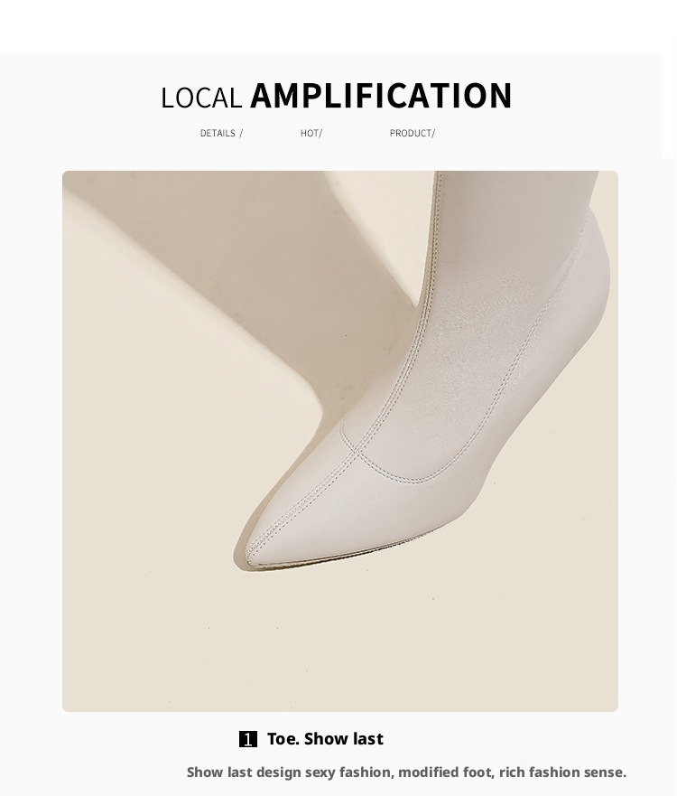 Designer boots boots designer womens high heels Knee Boots Soft leather high-heeled slender boots designer pointed toe heels elastic boots Fashion Boo