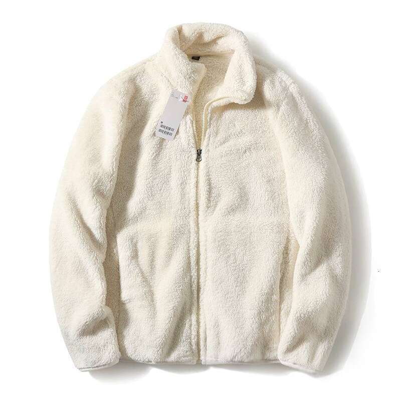 hoodie hoodie Men's Clothing pile lamb wool long sleeved stand up collar fleece jacket jacket jacket