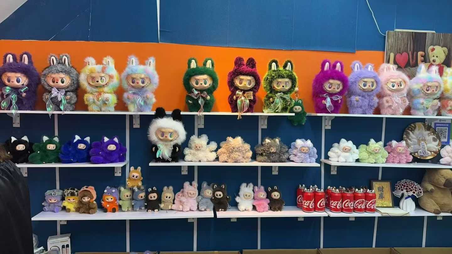 Labubu Big Chief 38cm Bubble Modified Doll Trendy Toy Labubu Big Angel Plush Toy L251017