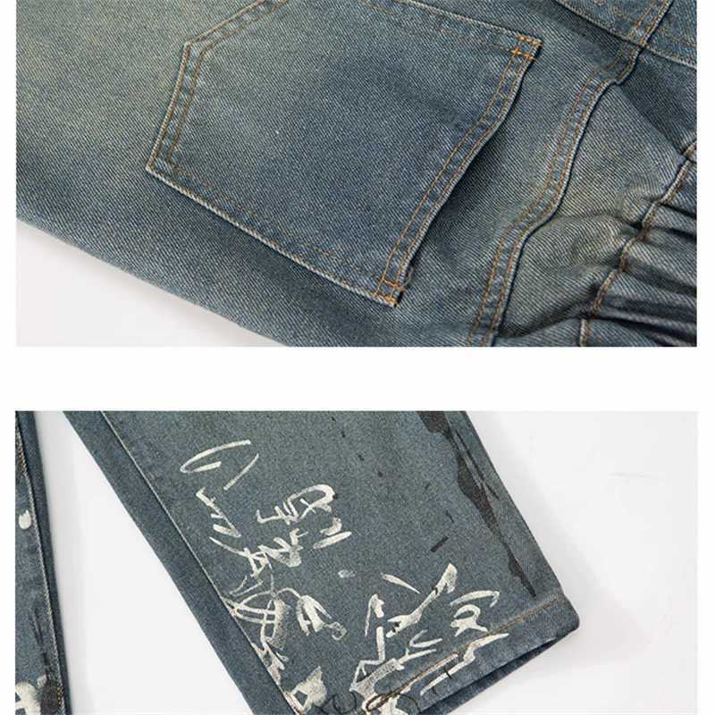 Cool Children Printed Jeans for Teenage Boys Casual Denim Pants Kids Fashion Jeans Trousers Age 5 6 7 8 9 10 11 12 13 14 YearsT251017