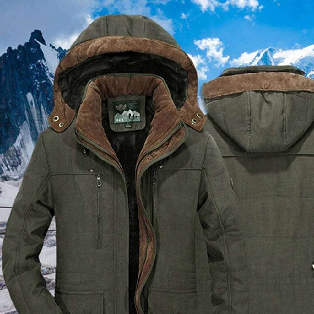 Thick Warm Padded Parkas Cotton Jacket Thick Casual Men's Parkas Winter Trend S-6XL Plus Size Outdoor Winter Jackets Men Down Cotton