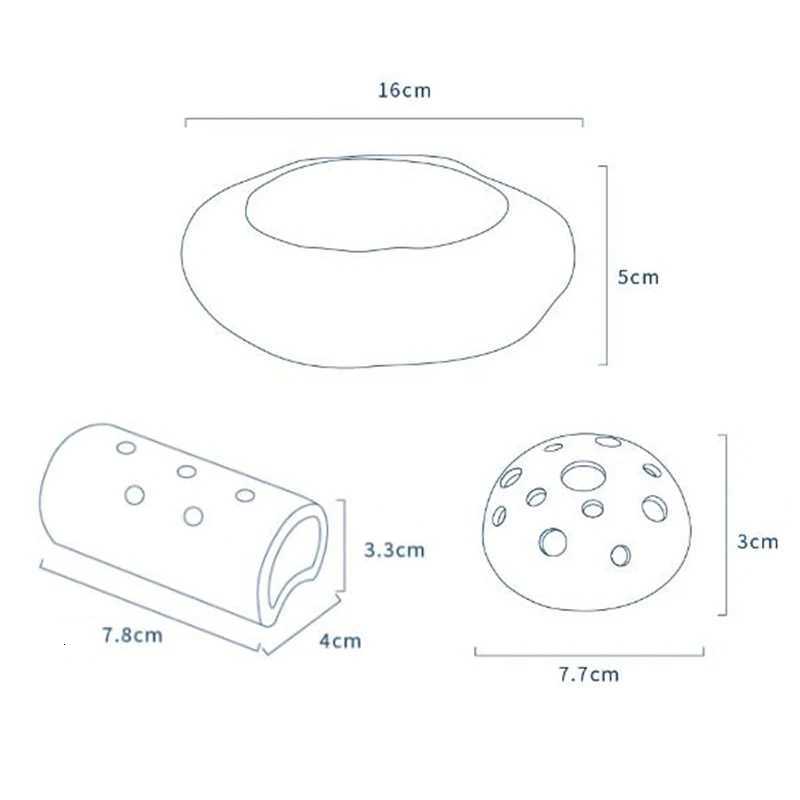 Creative Lotus Seedpod Ceramic Vase Zen Tea Table Desktop Japanese Ikebana Flower Arrangement Utensils Ceramic Stone Sand Decor C251017