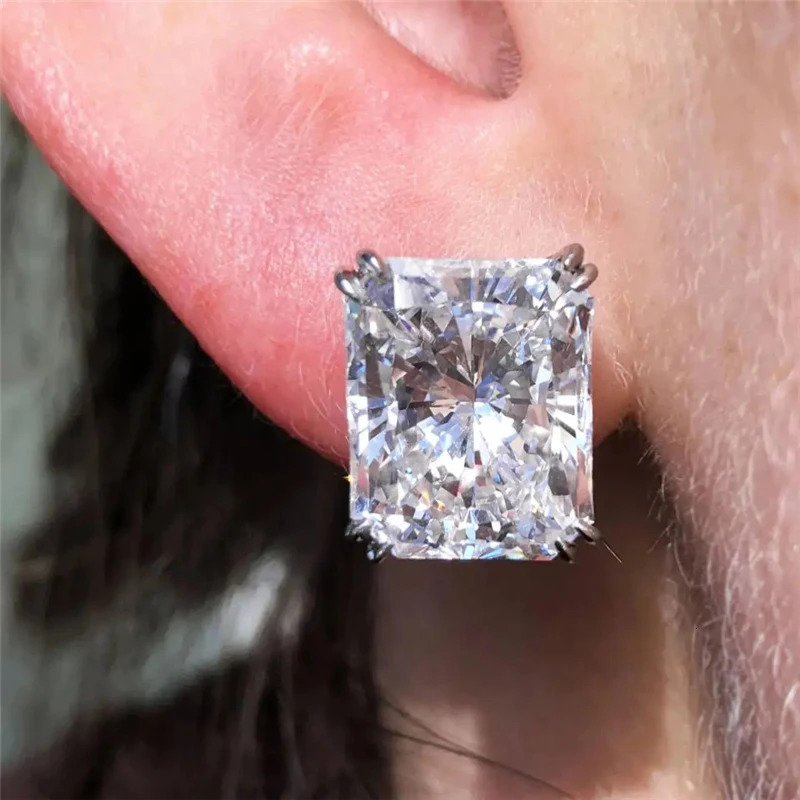 CAOSHI Stylish Simple Stud Earrings for Women Trendy Modern Style Zirconia Accessories Wedding Engagement Jewelry Gift 251016