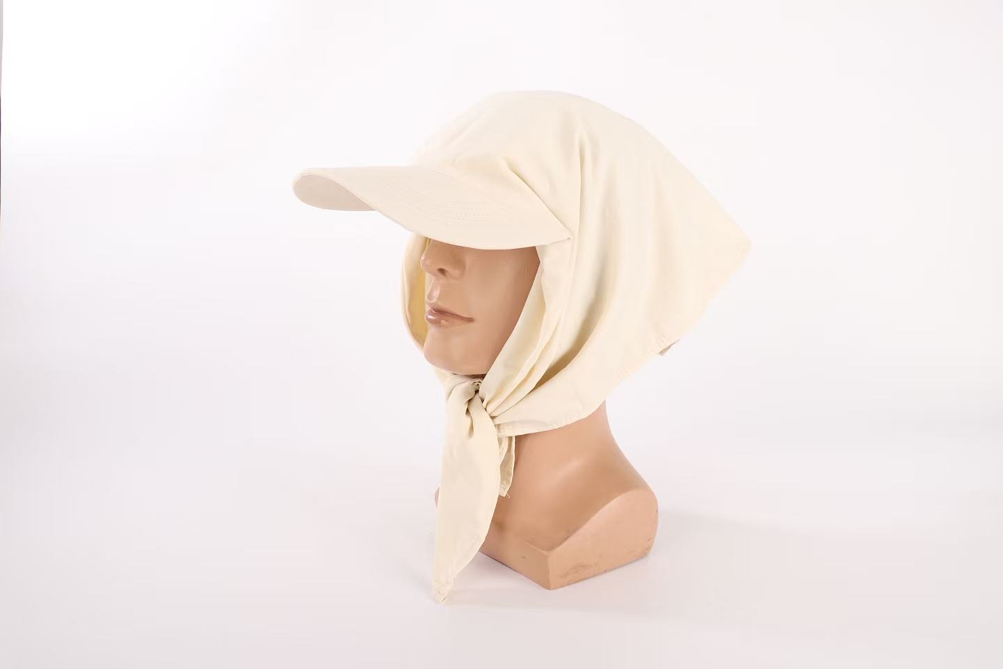 Village girl hat with large eaves for sun protection and UV protection