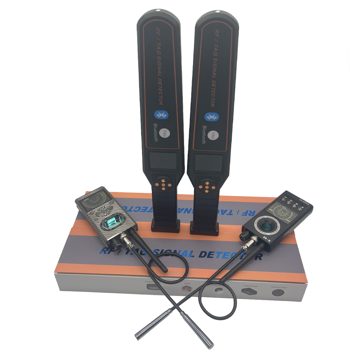 RF/TAG Signal Detector, 50MHz-6GHz for GPS Tracker & Bluetooth TAG Locator Detection Wireless Camera Detector