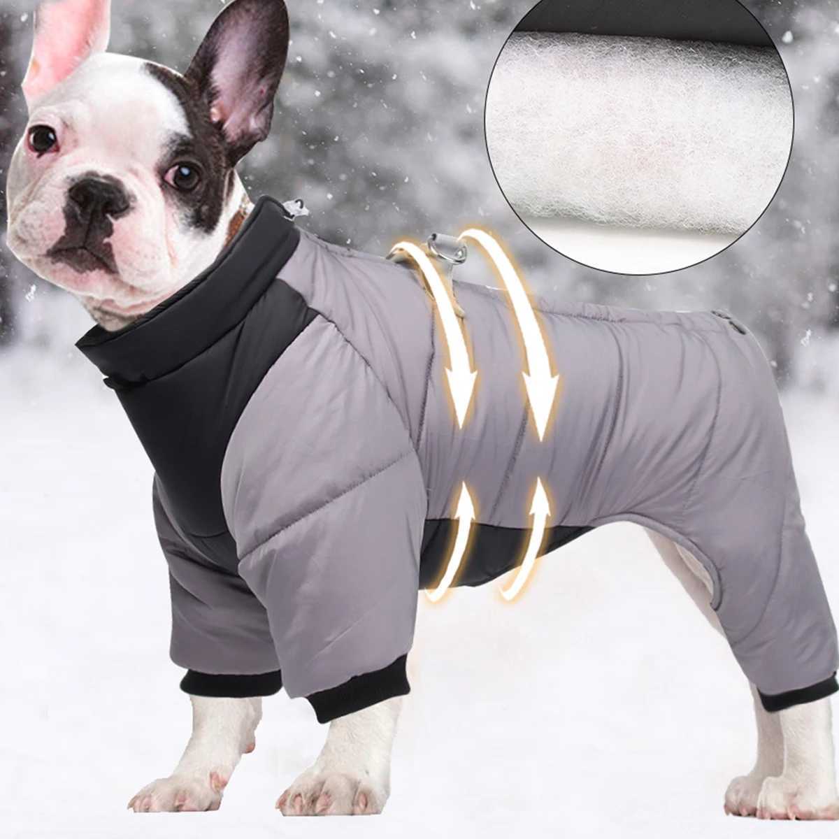 Cold Weather Padded Cotton Adjustable Collar Reflective Winter Warm Dog Coat Pet Clothing Puppy Clothes for Small DogsW251017