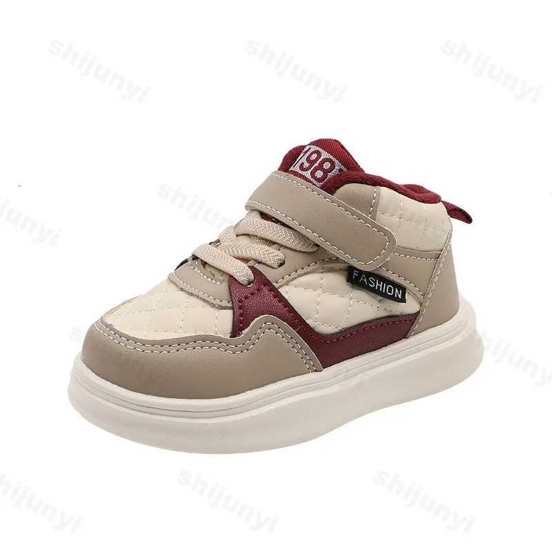 Boys Girls Casual Sports Shoes 2025 Winter Plush Warm Childrens Board Shoes Lightweight Kids Boot Soft Soled Baby Toddler ShoesT251017