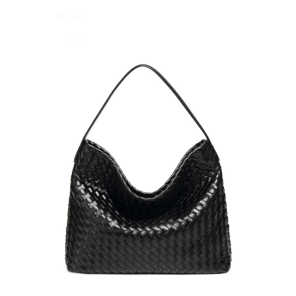 New Korean Style Trendy Large Capacity Handwoven Commuter Shoulder Crossbody Tote Bag Fashion Handbag