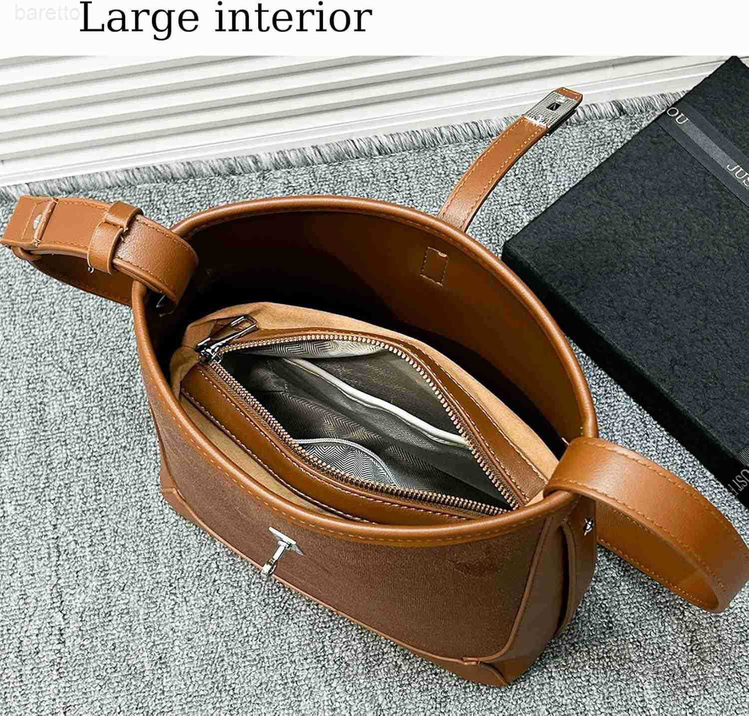 Bucket Bags For Women Suede Bag Fashion Simplicity Crossbody Purses Leather Shoulder Purses Adjustable Strap Satchel Z251017