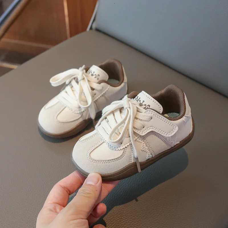 New Childrens Shoe for Girl Spring Autumn Versatile Kids Causal School Shoes Sweet Chic Ruffled Edge Toddlers Running SneakersT251017