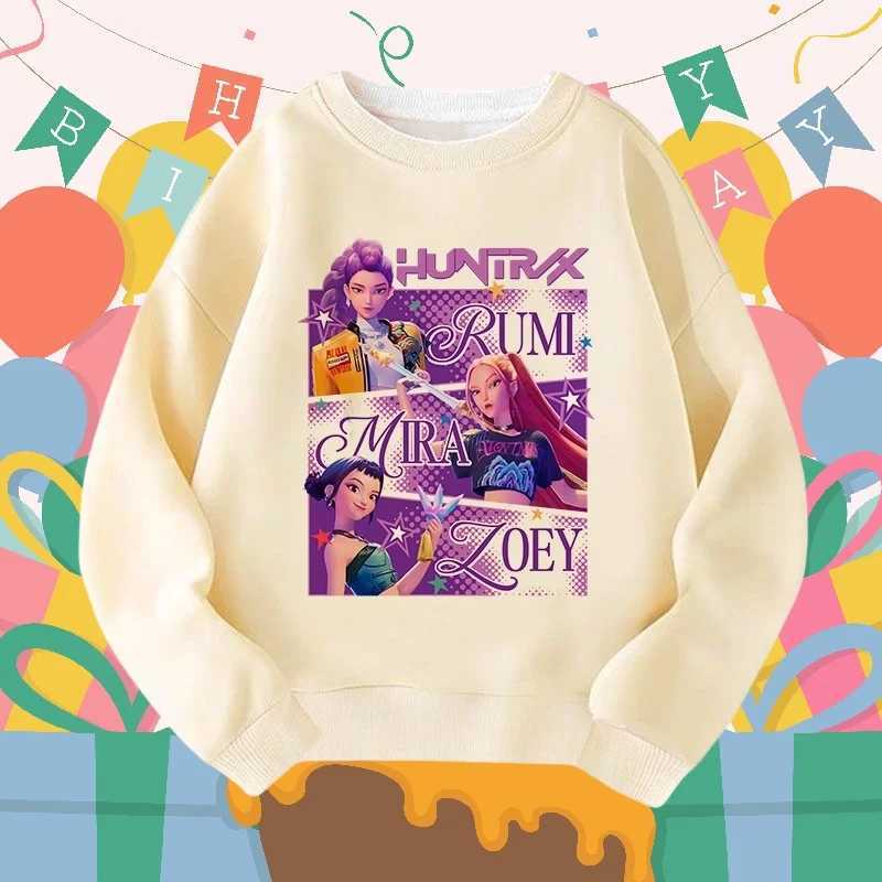 2025 Hot Movie New Unisex Shirt Manga Kpop Demon Hunters Childrens Sweatshirt Cute Tiger Shirt for Boys Girls The Kid Shirt 02 C251017