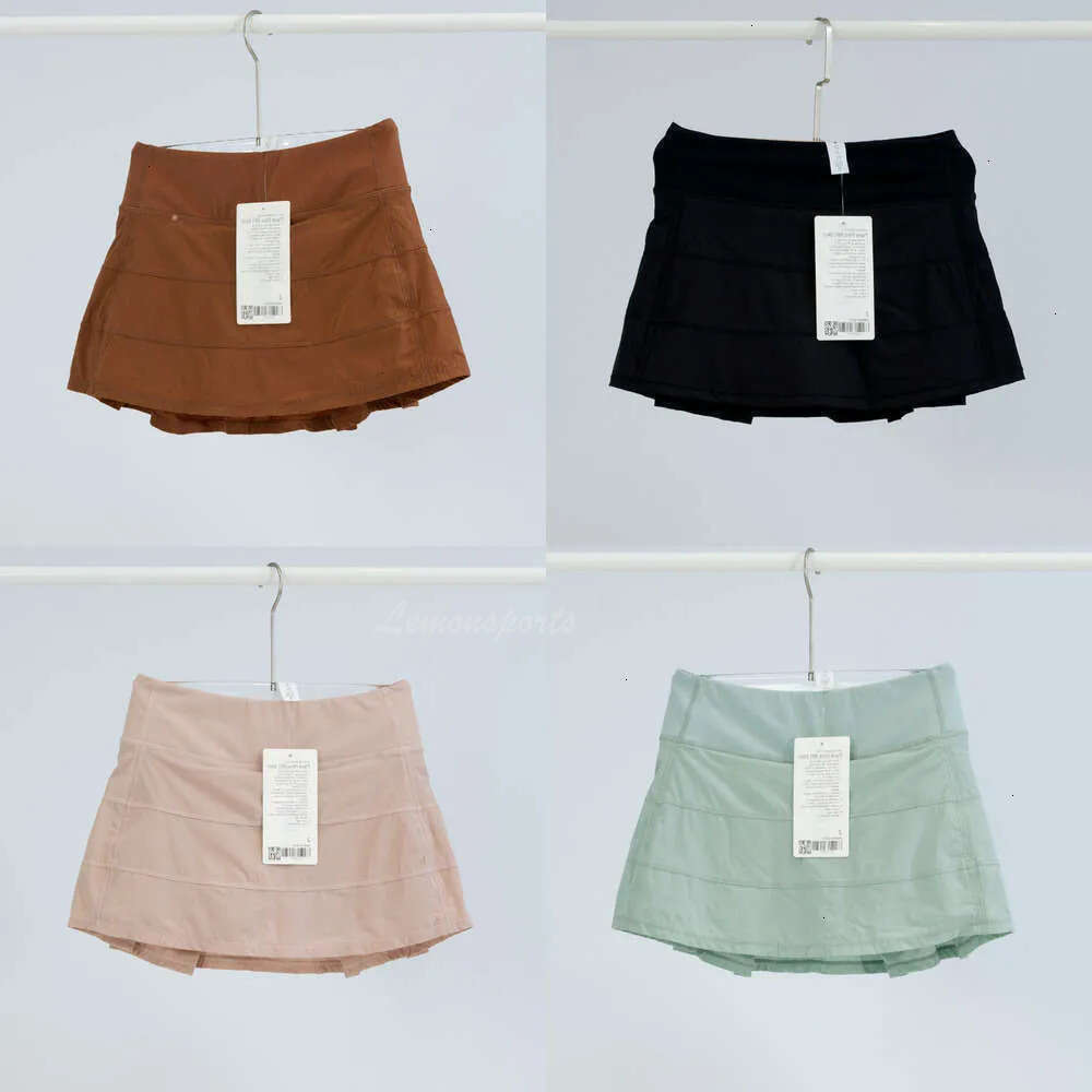 Autumn Women Casual Tennis Yoga sets Shirts Quick-drying Running Pleated Outdoor luluity lemonism Sport short shirt luluity lemonism leggings