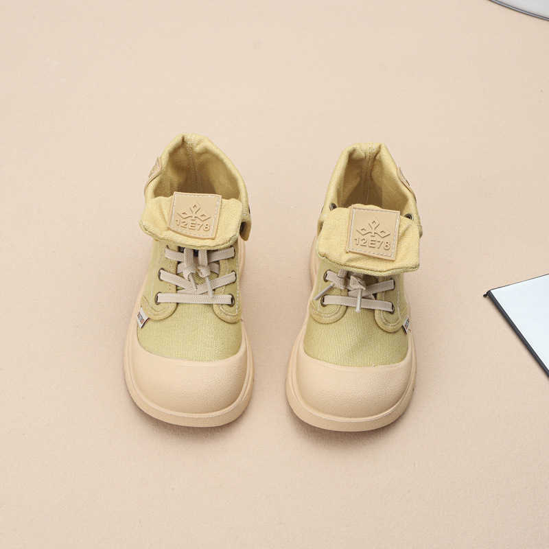 Childrens Boots 2025 Autumn New Boys Lowtop Nonslip Shoes Girls Fashion Versatile Casual Martin Boots W251017
