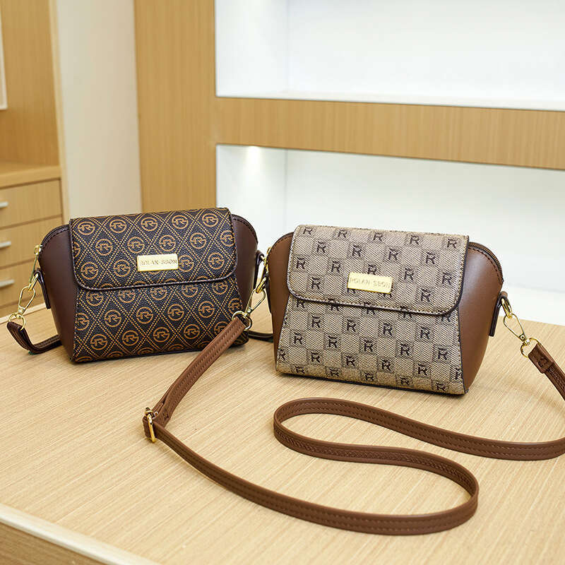 Shell Women's New 2025 Full Letter Print Phone Single Shoulder Crossbody Large Capacity Mom Bag