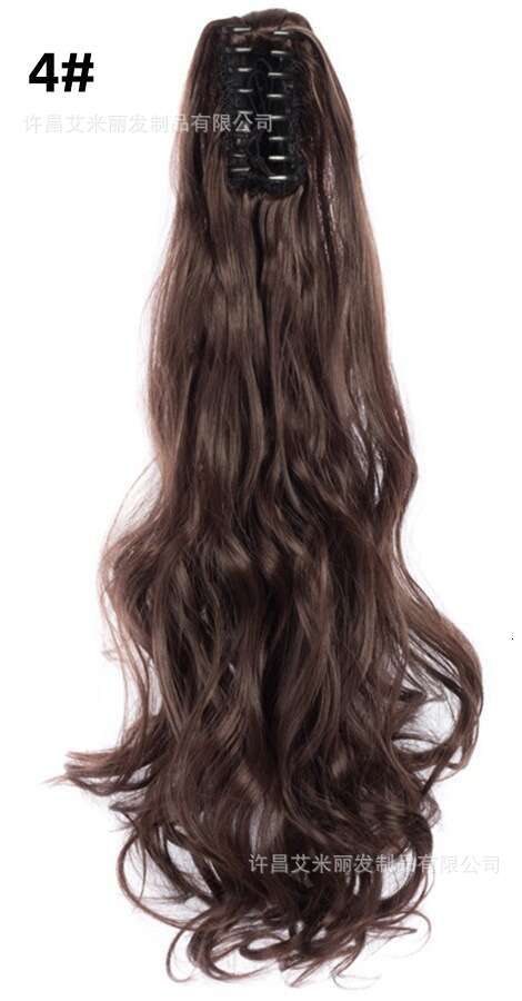 Long Curly Wavy Curl Large Claw Clip Ponytail Hair