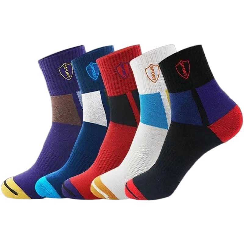 10 Pairs Mens Antiodor Sweat Socks Midcalf Sports Socks Spring Summer Four Seasons Fall and Winter Cotton Business MENS C251017