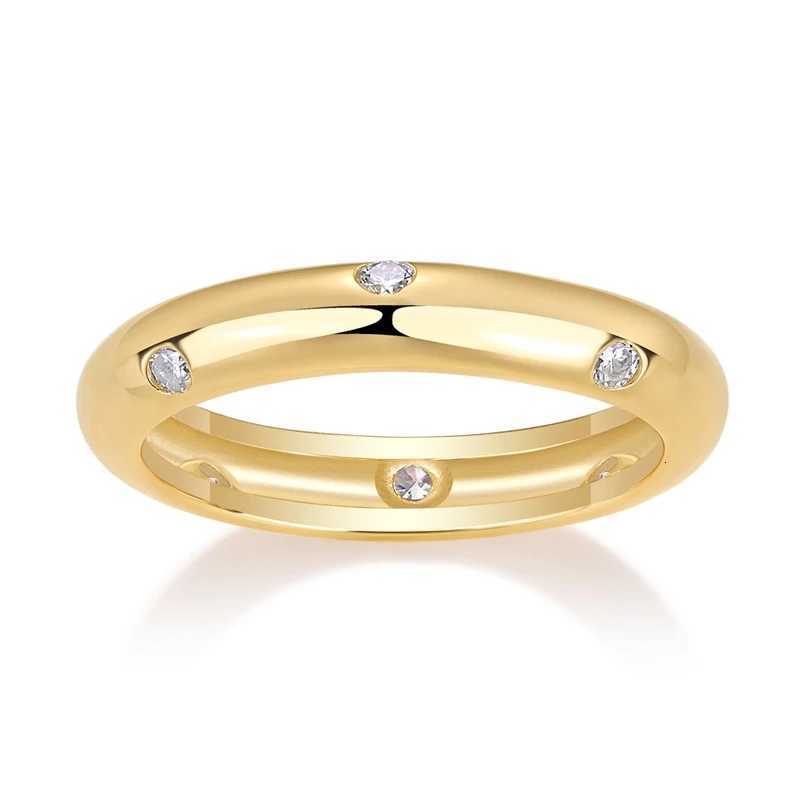 Nabest Gold Plated 925 Sterling Silver Engagement Wedding Rings GRA Certificate VVS D Color Moissanite Women Lab Diamond RingW251017