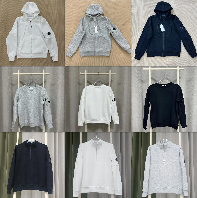 Mens Hoodies Designer Hoodie Streetwear Hip Hop Men Cardigan Zip Up Fleece Lined Casual Long Sleeve Pullover Sweatshirts