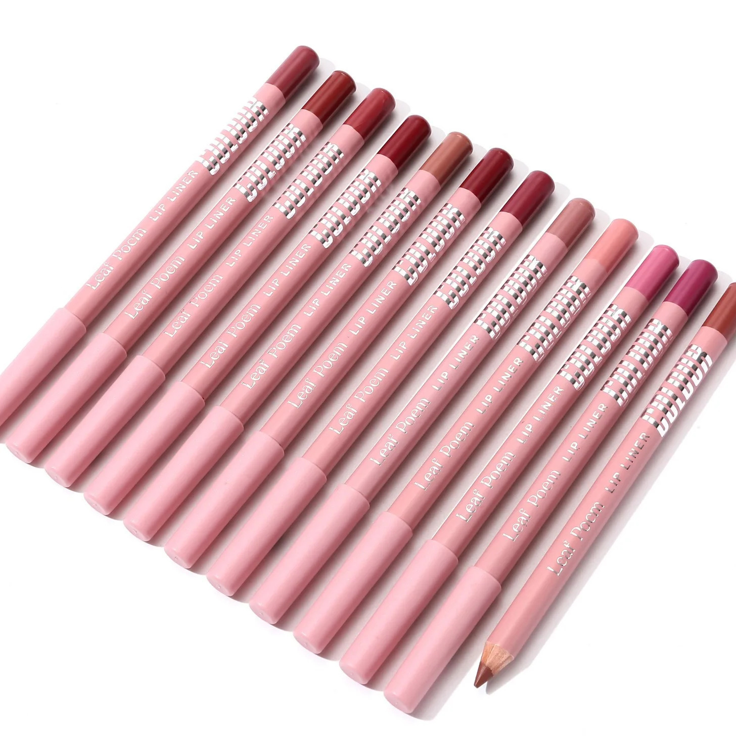12Color Matte Lipliner Pencil Waterproof Plumping Stain Lipstick Natural Nude Pink Lip Liner Pro Outline The Lips Contour Makeup 251014