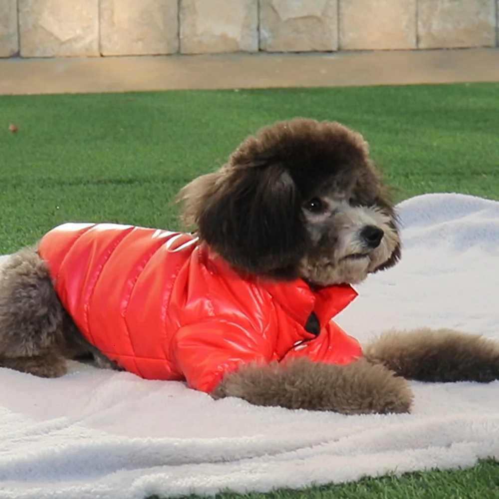 Winter Dog Down Jackets Clothes Thick Warm Puppy Dog Costume Coat Leather Pet Clothes Windproof for Small Medium Dogs ChihuahuaW251017