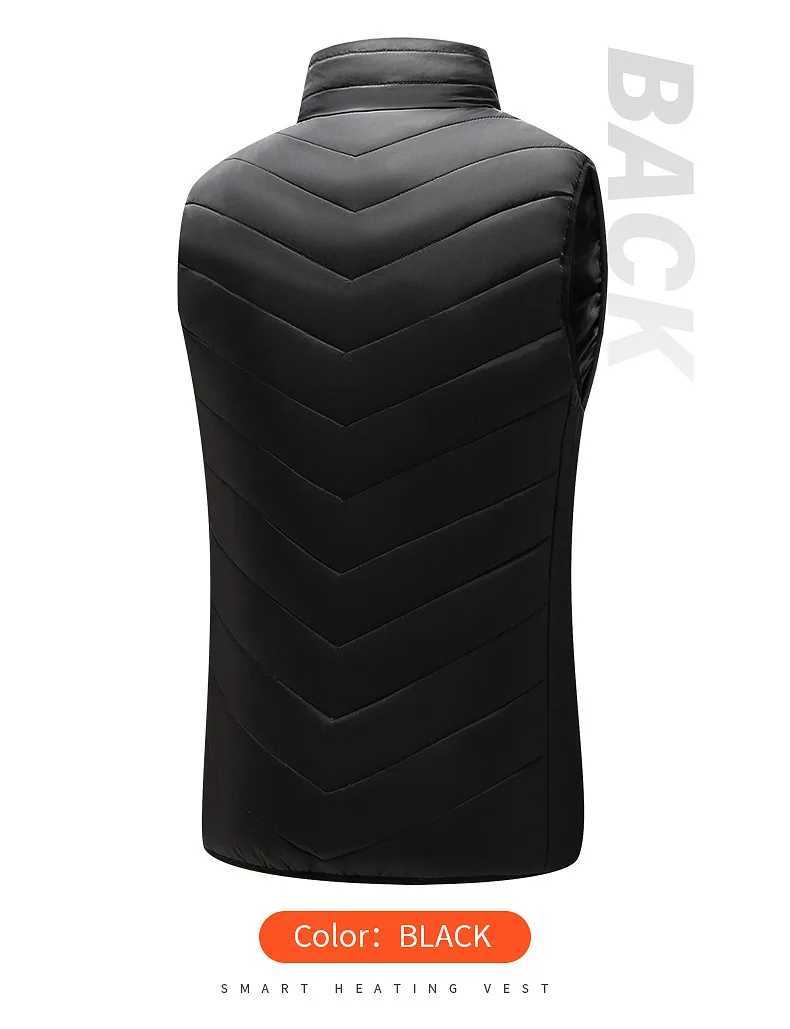 21Areas Self Heated Jacket Heating Vest Mens Thermal Womens USB Heated Vest Warm Clothing Fishing Camping Washable Winter Man H251017