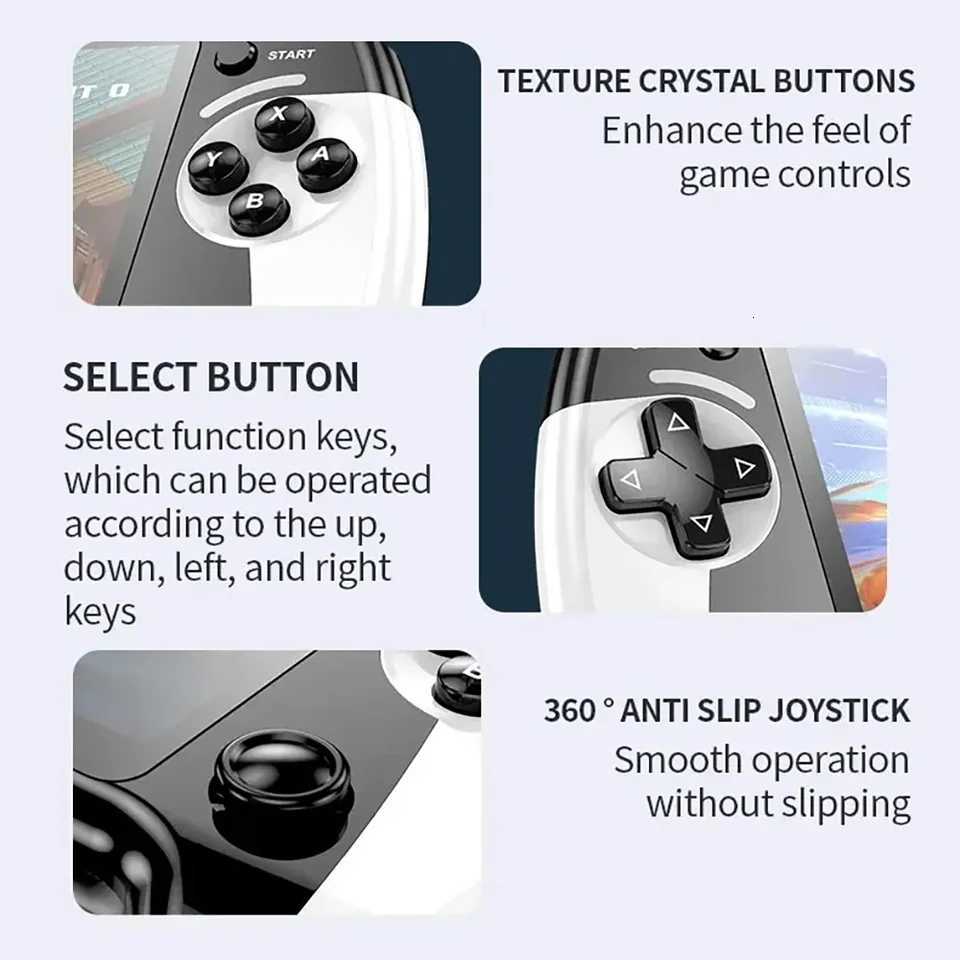 X9 Handheld Retro Game Player 55 Inch Sn Video Game Player Portable Game Player 2000 Games port GB GBA GBCXJ251016