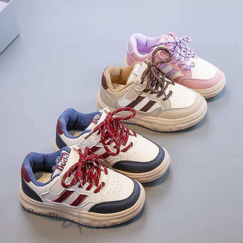 Childrens Casual Sneakers 318 Years Old Khaki Boys Girls Single Shoes Four Seasons Blue Soft Nonslip Kids De Training ShoesT251017