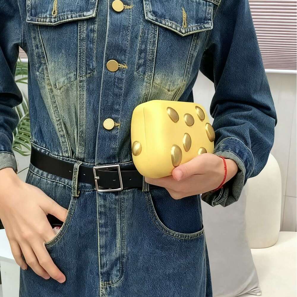 designer bag tote bag Box Bag Clip Small Coin Purse Inlaid with Pebbles Chain Niche Evening Clutch for Women